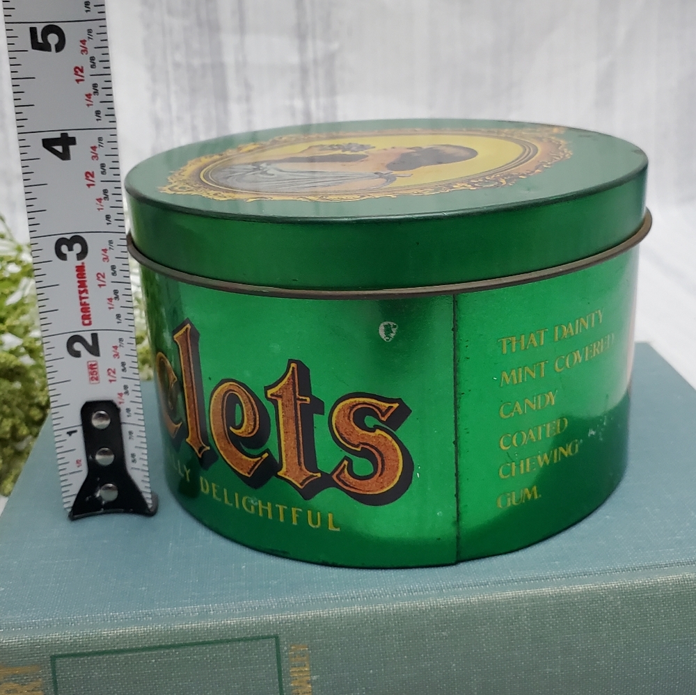 Vintage Green Chiclets Candy Tin * - Picture 8 of 10